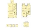 Open-concept floor plan featuring a spacious living area, kitchen, and bedrooms with attached bathrooms at 2673 Jordan Ln, Lithia Springs, GA 30122
