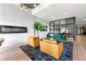 Inviting lobby with modern fireplace, comfortable seating, and contemporary decor at 260 N. 18Th St # 10326, Atlanta, GA 30363