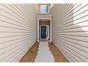 Inviting entryway showcasing a covered porch with neutral siding at 2280 Baker Station Dr, Acworth, GA 30101
