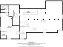 Floor plan displaying the basement layout, including a bar, electrical room, and hall at 3193 Trasher Cir, Decatur, GA 30032