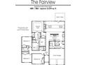 Fairview spacious ranch floor plan offers four bedrooms and three baths with approximately 2,278 sq ft at 313 Willow Cv, Canton, GA 30114