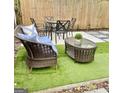 Private backyard patio with outdoor seating, perfect for relaxing or entertaining at 1081 Ashby Grv, Atlanta, GA 30314