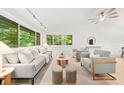 Bright living room with large windows, comfortable seating, and modern decor at 1583 Nantahalla Ne Ct, Atlanta, GA 30329