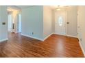 Inviting foyer with hardwood floors leads into the home at 70 Heritage Way, Covington, GA 30016