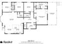Detailed floor plan showcasing the layout of the home, including bedrooms, living areas, and outdoor deck at 638 Medford Se Pl, Smyrna, GA 30080