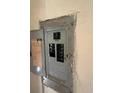 An image of a dated electrical panel with exposed wiring at 158 Milton Sw Ave, Atlanta, GA 30314