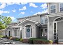 Close up of exterior featuring a decorative wreath and cozy entrance at 2300 Harbersham Marina Rd # 102, Cumming, GA 30041