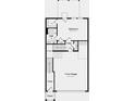 First floor showing foyer, porch, garage, bedroom and bath at 1725 Lansmere Sw St, Marietta, GA 30008