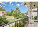View from the front porch showcasing the landscaped yard and inviting neighborhood at 285 Turtle Rock Pl, Acworth, GA 30101
