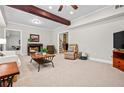 Spacious basement offers neutral carpet, recessed lighting, and a comfortable seating area for relaxation at 3944 Blustery Ne Way, Marietta, GA 30066