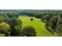 Picturesque aerial view of a sprawling green estate nestled among dense trees at 7255 Old Rico Rd, Chattahoochee Hills, GA 30268