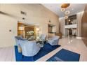 Elegant lobby with comfortable seating, modern lighting, and a reception desk at 905 Ju Ne Street Ne St, Atlanta, GA 30309