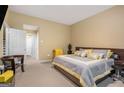 This comfy bedroom with soft carpet features stylish decor and a relaxing atmosphere at 3192 Paces Mill Rd, Atlanta, GA 30339