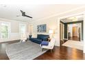 Inviting living room with hardwood floors, comfortable seating, and natural light at 511 Pine Springs Se Trl, Marietta, GA 30067