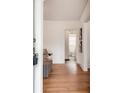Inviting entryway with hardwood floors and a view into other rooms at 332 Shadowmoor Dr, Decatur, GA 30030