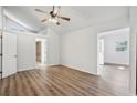 Bright bedroom featuring modern colors and an en suite bathroom at 5153 Westbrook Pl, Union City, GA 30291