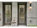 Home entrance with stylish door and window at 574 Boulevard Ne Pl # 4, Atlanta, GA 30308