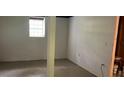 Unfinished basement with exposed ceiling and walls, ready for customization at 279 Fairview Dr, Dallas, GA 30157