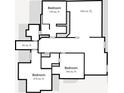 Upstairs floorplan for a 3-bedroom home at 365 Falling Creek Bnd, Duluth, GA 30097