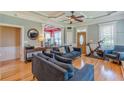 Comfortable living room with hardwood floors, stylish furnishings, and an open layout at 3044 Dogwood Dr, Atlanta, GA 30354