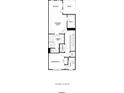 Floor plan of the third story showing the owner's suite, deck, and second bedroom at 205 Midnight Oak Run # 5, Alpharetta, GA 30009