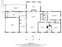 Detailed floor plan showcasing the layout of the home, including living spaces, bedrooms, and outdoor features at 2997 Happy Hollow Se Dr, Conyers, GA 30094