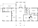 Detailed floor plan showcasing the layout of the house, including the primary bedroom and screened porch at 2997 Happy Hollow Se Dr, Conyers, GA 30094