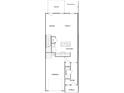 Detailed floor plan showcasing the layout of the home's first floor, including the kitchen and dining area at 27 Benscot Dr, Austell, GA 30106