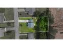 An aerial view of the property, showcasing its well-defined boundaries and surrounding landscape at 70 Fairclift Dr, Covington, GA 30016