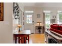 Bright entryway with hardwood floors and decorative accents at 2707 Mariner Way, Villa Rica, GA 30180
