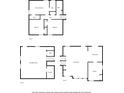 Detailed floor plan of the house, showing the layout of the living room, kitchen, and bedrooms at 2920 Alberta Dr, Marietta, GA 30062