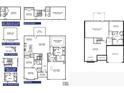 Detailed floor plan showcasing the layout of this home's two floors and optional basement at 394 Charles Ridge, Dallas, GA 30157