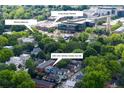 Aerial view of the neighborhood, with an Atlanta BeltLine and Krog Street Market nearby this home at 630 John Wesley Dobbs Ne Ave, Atlanta, GA 30312