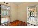 Spacious foyer features beautiful hardwood floors and a clear view to the front door at 242 12Th Ne St # 1A, Atlanta, GA 30309