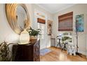 Inviting entryway featuring hardwood floors and stylish décor at 2797 Middlecreek Way, Cumming, GA 30041