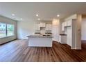 Modern kitchen featuring an island and stainless steel appliances at 1958 Asher Ln # 50, Conyers, GA 30013
