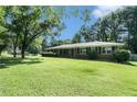 Charming brick home with a well-manicured front lawn and mature trees at 1663 Pounds Sw Rd, Stone Mountain, GA 30087