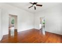 Bright living room featuring gleaming hardwood floors and fresh white walls at 3288 Dogwood St, Atlanta, GA 30337