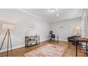 Bright living room with hardwood floors and neutral walls at 3532 Paces Nw Pl, Atlanta, GA 30327