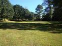 Expansive grassy yard with mature trees offering ample space and natural beauty at 6965 Flowery Branch Rd, Cumming, GA 30041