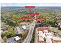 Aerial view showing nearby parks, greenway, day care, and New Prospect Elementary at 10900 Wittenridge Dr # C7, Alpharetta, GA 30022