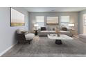 Bright living room featuring modern furniture, neutral tones, and stylish decor at , Lithonia, GA 30038