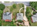 Overhead view showcases lush landscaping and backyard deck at 470 Manor Oak Se Ln, Marietta, GA 30067