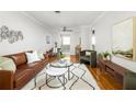 Bright living room with hardwood floors, modern furniture, and decor at 520 Park Se Ave # 2, Atlanta, GA 30312