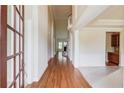 Inviting foyer with hardwood floors, soaring ceilings, and elegant staircase for a grand entrance at 764 Morganton Dr, Johns Creek, GA 30024
