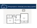 Main floor plan with measurements for living room, bedroom, dining and kitchen area at 2344 Country Club Se Dr, Conyers, GA 30013