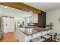 Modern kitchen showcases granite counters, breakfast bar, and open layout at 3145 Indian Hills Ne Dr, Marietta, GA 30068