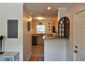 Functional kitchen with granite countertops, stainless steel dishwasher, and wood cabinets at 1332 Euclid Ave # C, Atlanta, GA 30307