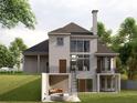Spacious backyard with an outdoor lounging area and open space for entertainment at 110 Serenity Pl, Fayetteville, GA 30214