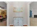 Bright foyer with hardwood floors and classic accents at 3544 Chestatee Dr, Marietta, GA 30062